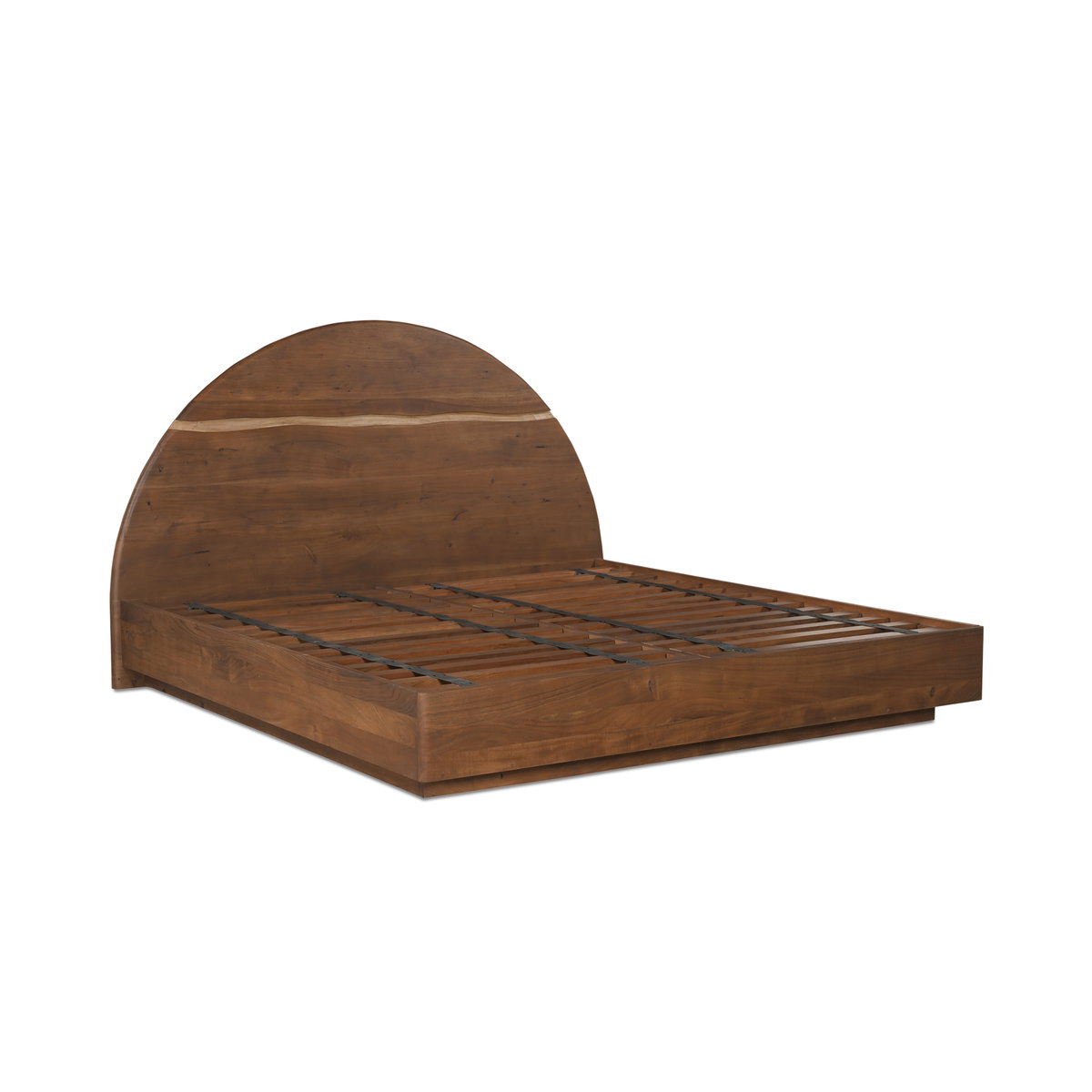 Watson Queen Bed Brown, by Moe's Home, 65" width x 50" height x 84" depth View 4