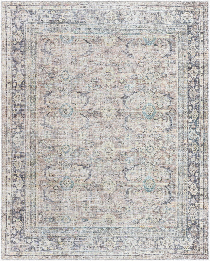 Darling Machine Woven Rug, by Surya, 9'0.27" length x 6'6.74" width