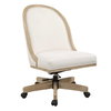 Lithe Light Oak Desk Chair, Accent Chair by Uttermost, 22.5" width x 37.5" height x 26.5" depth thumbnail 5