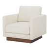 Vernon Accent Chair White, by Moe's Home, 33.5" width x 30.7" height x 35.4" depth thumbnail 2