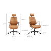 Executive Office Chair, by Moe's Home, 25.5" width x 45" height x 26" depth thumbnail 7