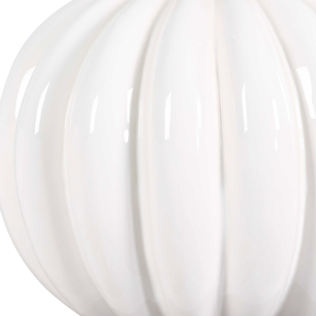 Irena White Sphere Table Lamp, by Uttermost, 22" width x 38.5" height x 22" depth View 7