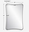 Loudon Black Vanity Mirror thumbnail 2