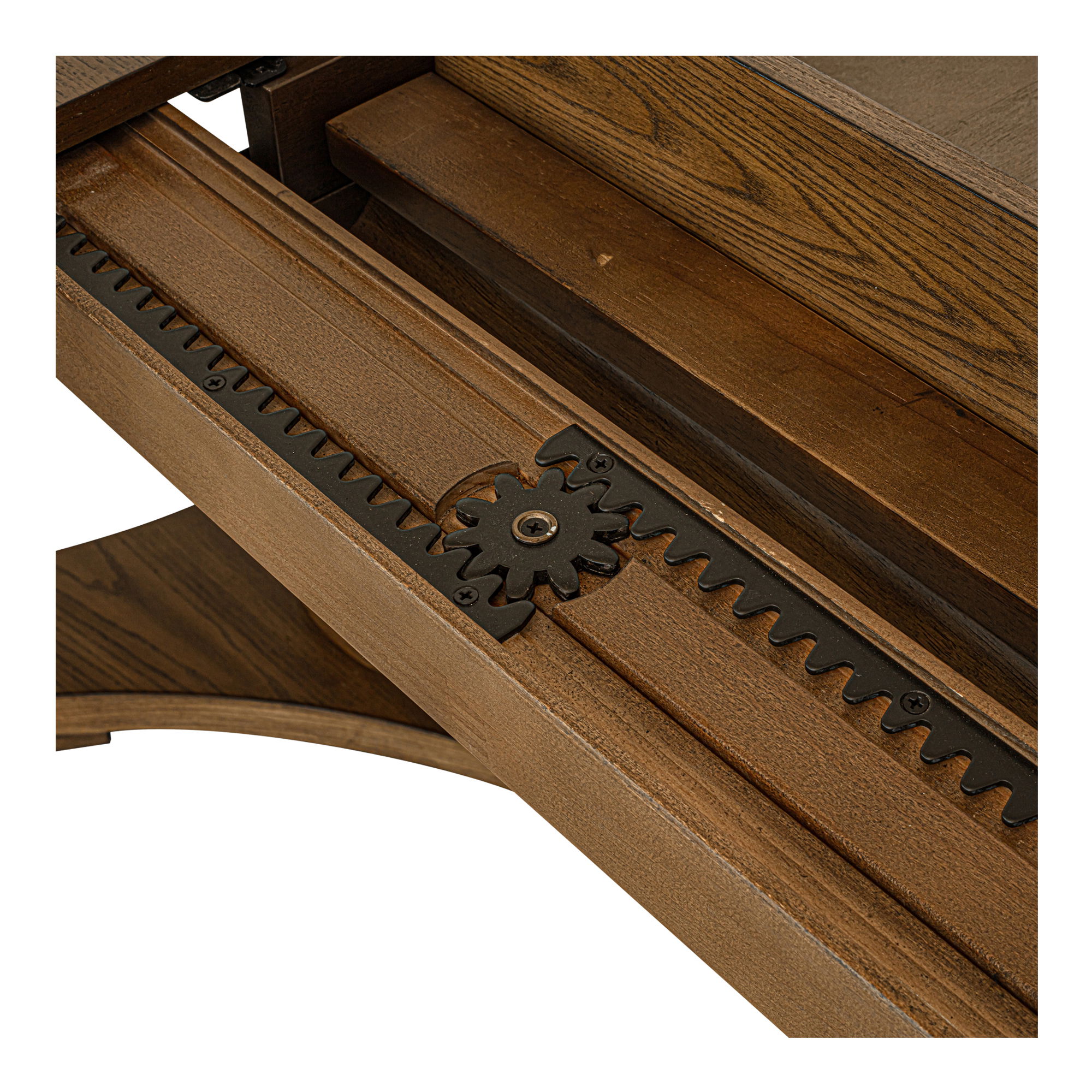 Jamie Extension Dining Table Vintage Brown large image 
