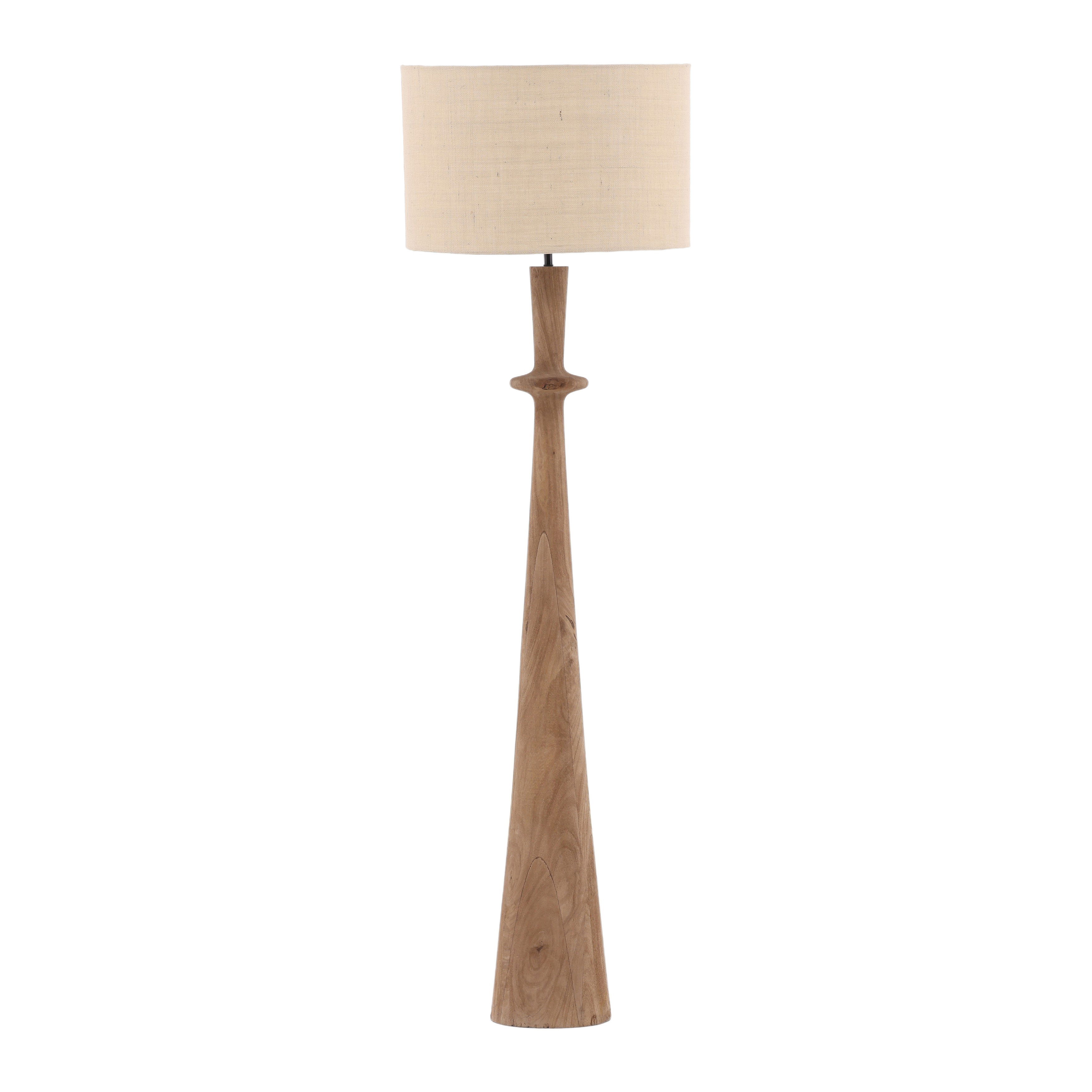 Corrina Floor Lamp Dark Natural large image 