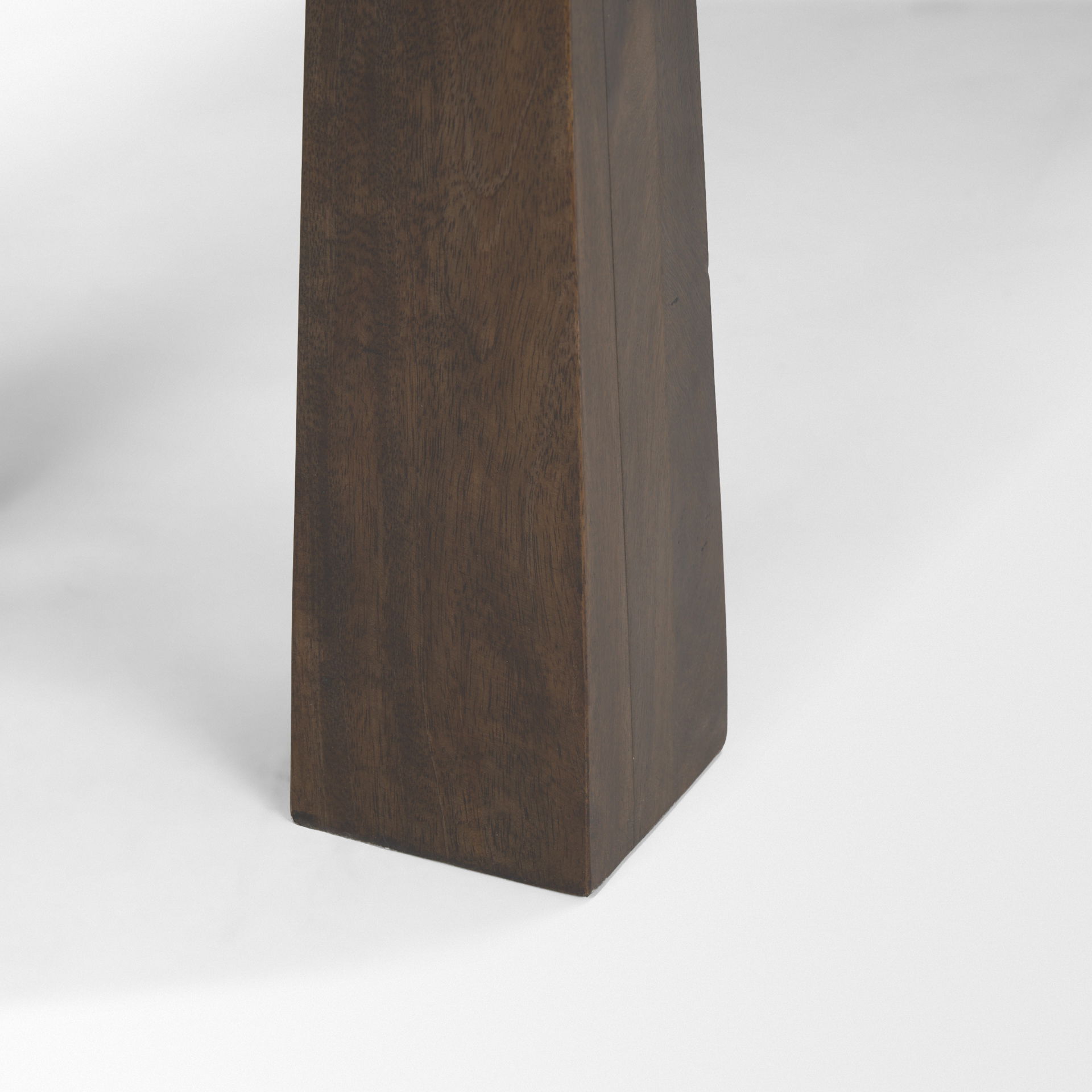 Wolcott Rectangular Dark Brown Solid Wood Bench, Benche by Mercana, 60" length x 16" width x 18" height View 9