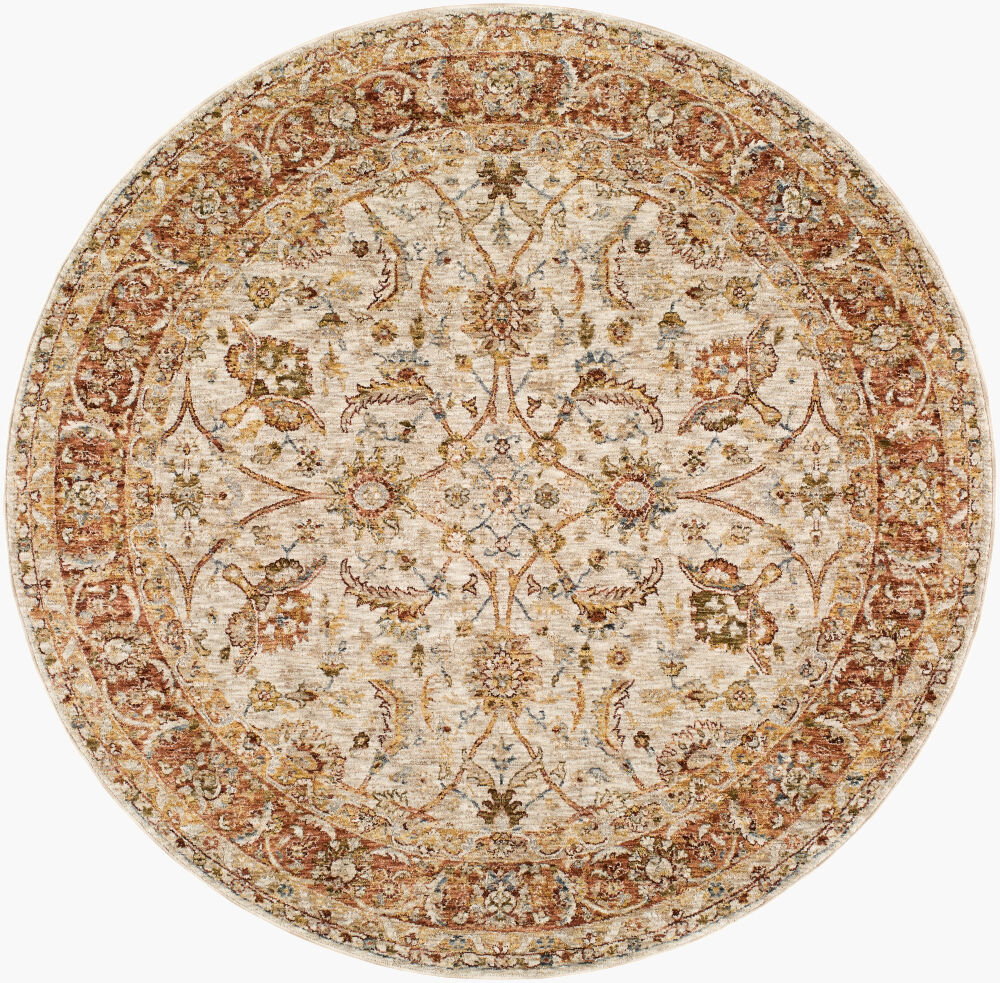 Mona Lisa Machine Woven Rug, by Surya, 5'2.99" length x 5'2.99" width