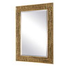 Woven In Time Gold Mirror, by Uttermost, 2'5.5" width x 3'3.75" height x 0.75" depth thumbnail 4