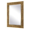 Woven In Time Gold Mirror, by Uttermost, 29.5" width x 39.75" height x 0.75" depth thumbnail 4