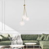 Geodesic 3 Light Pendant, by Uttermost, 1'1.5" width x 3' height x 1'0.37" depth thumbnail 3