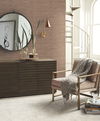 Lustrous Grasscloth Brown Wallpaper thumbnail 2