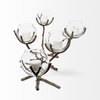 Vine II Distressed Gold Metal Creeper Five Candle Table Candle Holder, Candles & Candle Holder by Mercana, 30" length x 12" width x 9" height thumbnail 3