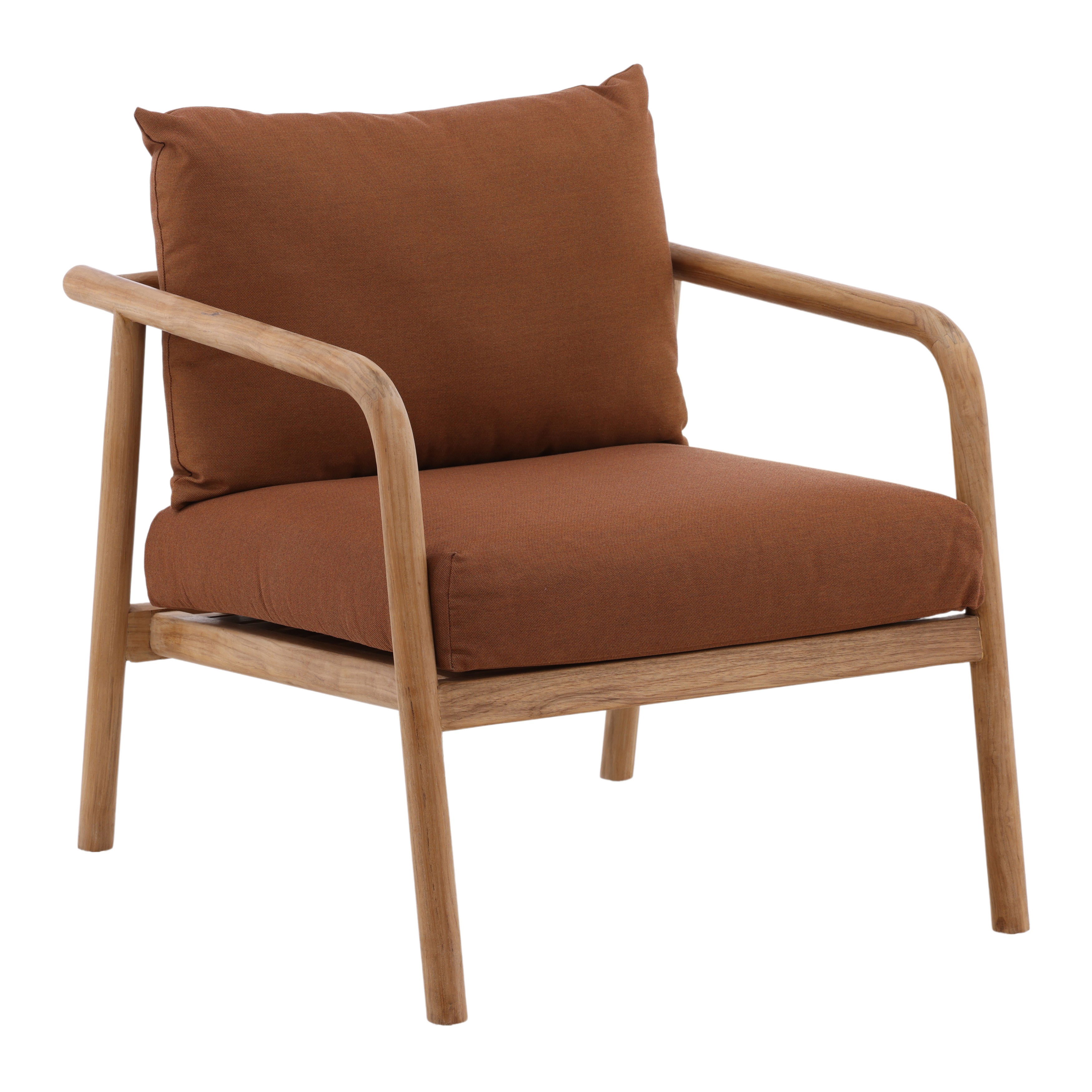 Aimee Outdoor Occasional Chair Sienna, Accent Chair by Dovetail, 27.5" width x 31.75" height x 33.5" depth View 1