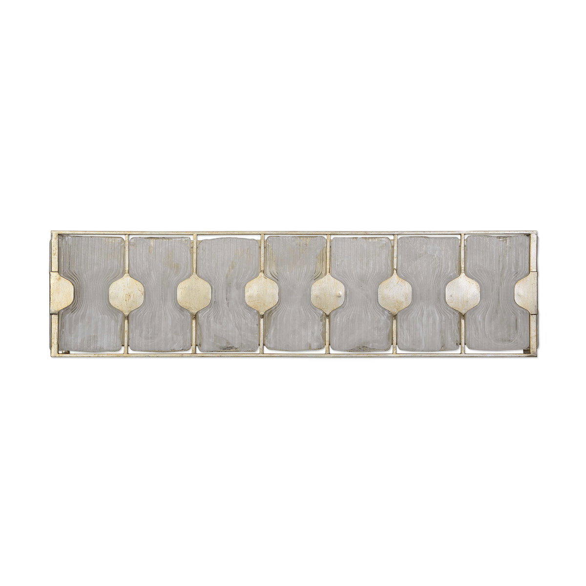 Rene 4 Light Swirl Glass Vanity, Sconce by Uttermost, 27" width x 7" height x 4.25" depth View 3