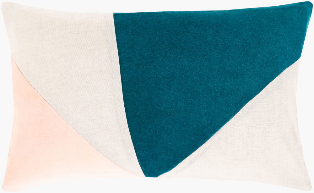 Moza Lumbar Pillow, Decorative Pillow by Surya, 13" length x 20" width