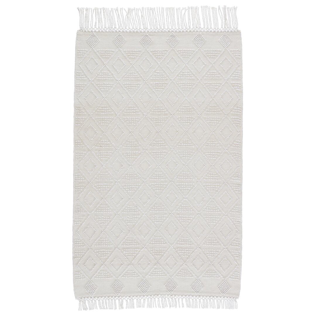 Jaipur Living Esma Indoor/ Outdoor Geometric White/ Ivory Area Rug 10'X14' large image 