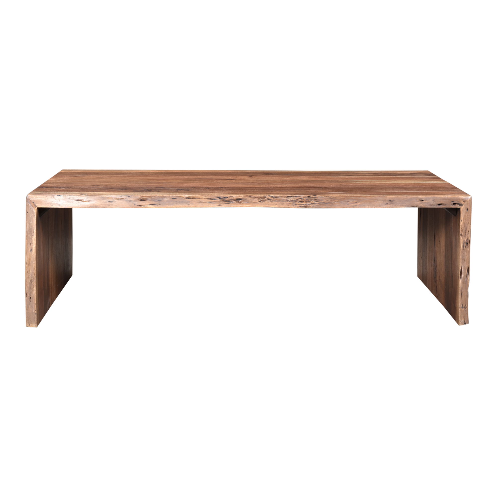 Tyrell Coffee Table Natural Brown, by Moe's Home, 54" width x 16" height x 27.5" depth View 1