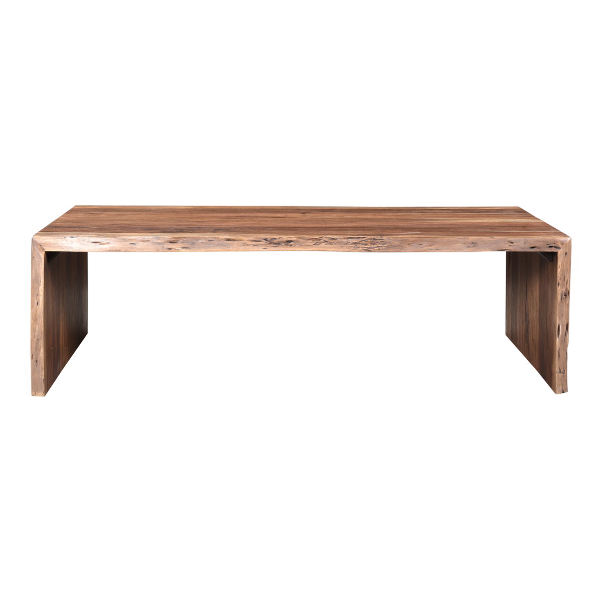 Tyrell Coffee Table Natural Brown, by Moe's Home, 54" width x 16" height x 27.5" depth View 1
