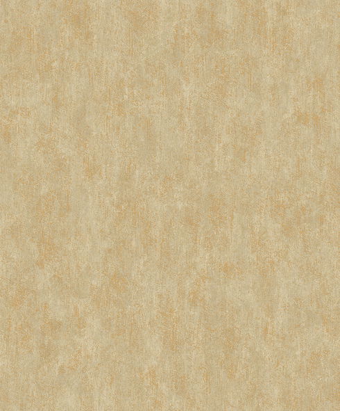 Shimmering Patina Gold on Taupe Wallpaper