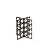 Fletcher (Small) 4L x 4W Gray Metal Abstract Decorative Object, by Mercana, 4.33" length x 4.33" width x 5.91" height thumbnail 1