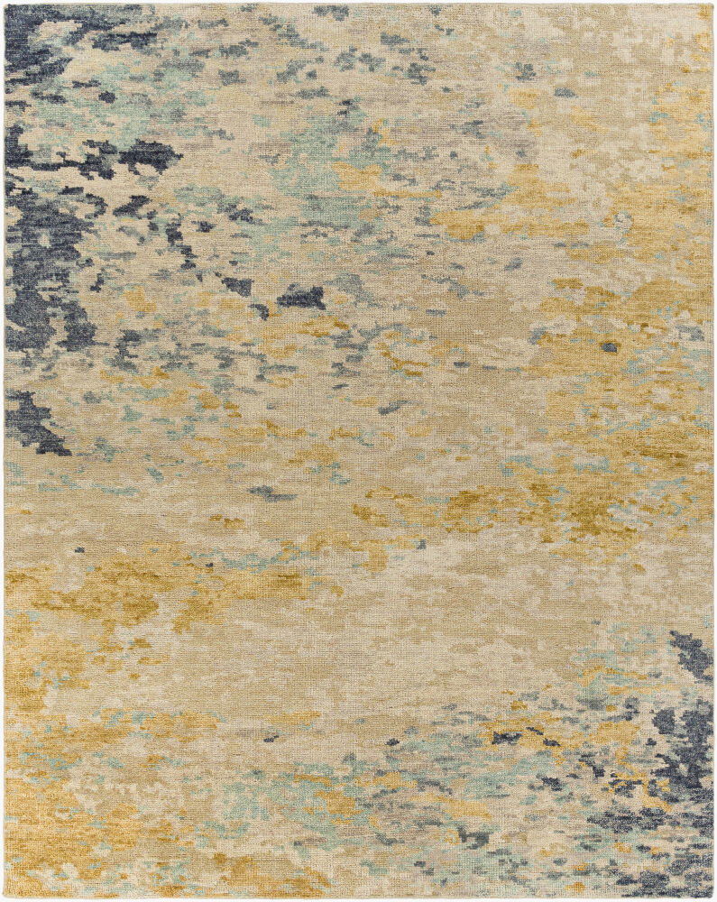 Biscayne Handmade Rug, by Surya, 1'6" length x 1'6" width