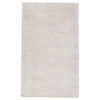 Jaipur Living Origin SAG05 Handknotted Solid White and Light Gray Area Rug (8'x10') thumbnail 3