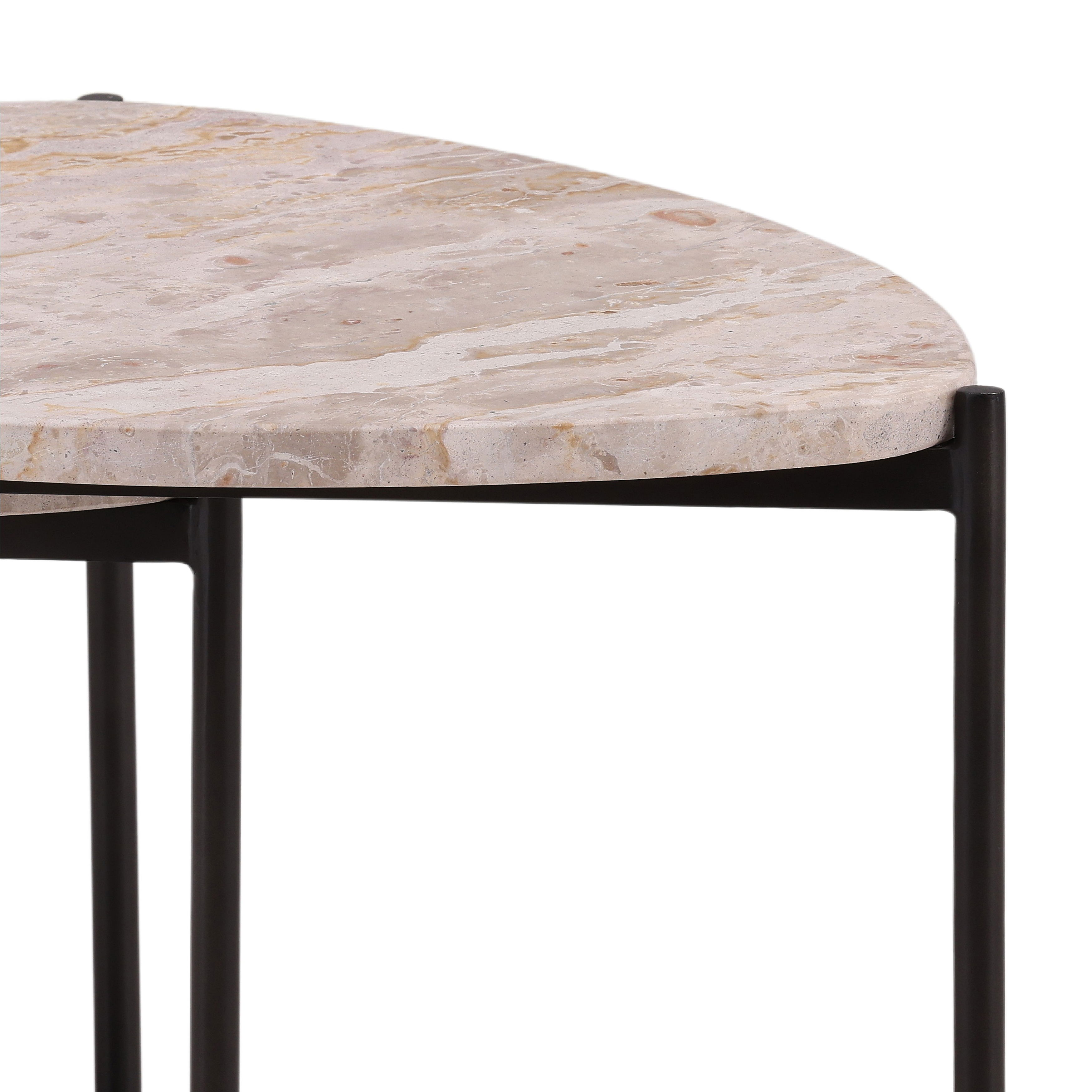 Corwin Nesting Tables Natural, Side & End Table by Dovetail, 18" width x 20.5" height x 21.5" depth View 5