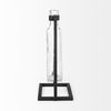 Monica II Tall Black Metal Glass Bottle Vase thumbnail 6