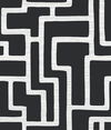 Graphic Polyomino Black & White Wallpaper thumbnail 0