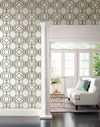 Sawgrass Trellis White & Grey Wallpaper, by York Wall, 27' length x 2'3" width x 0.02" depth thumbnail 3