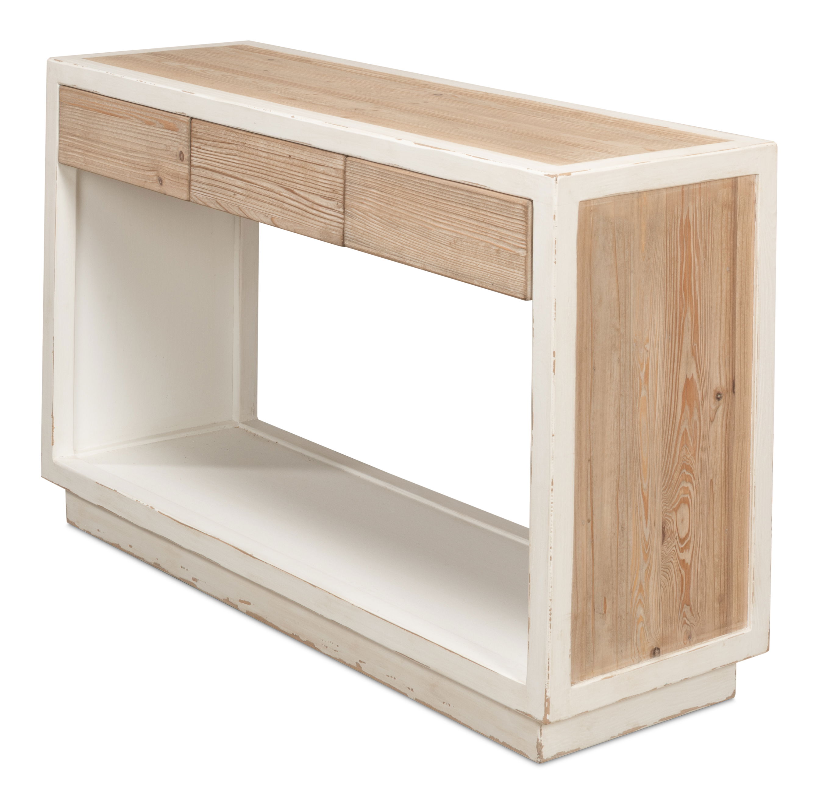 Connor Center Drawer Console, Console Table by Sarreid, 48" length x 16" width x 30" height View 7