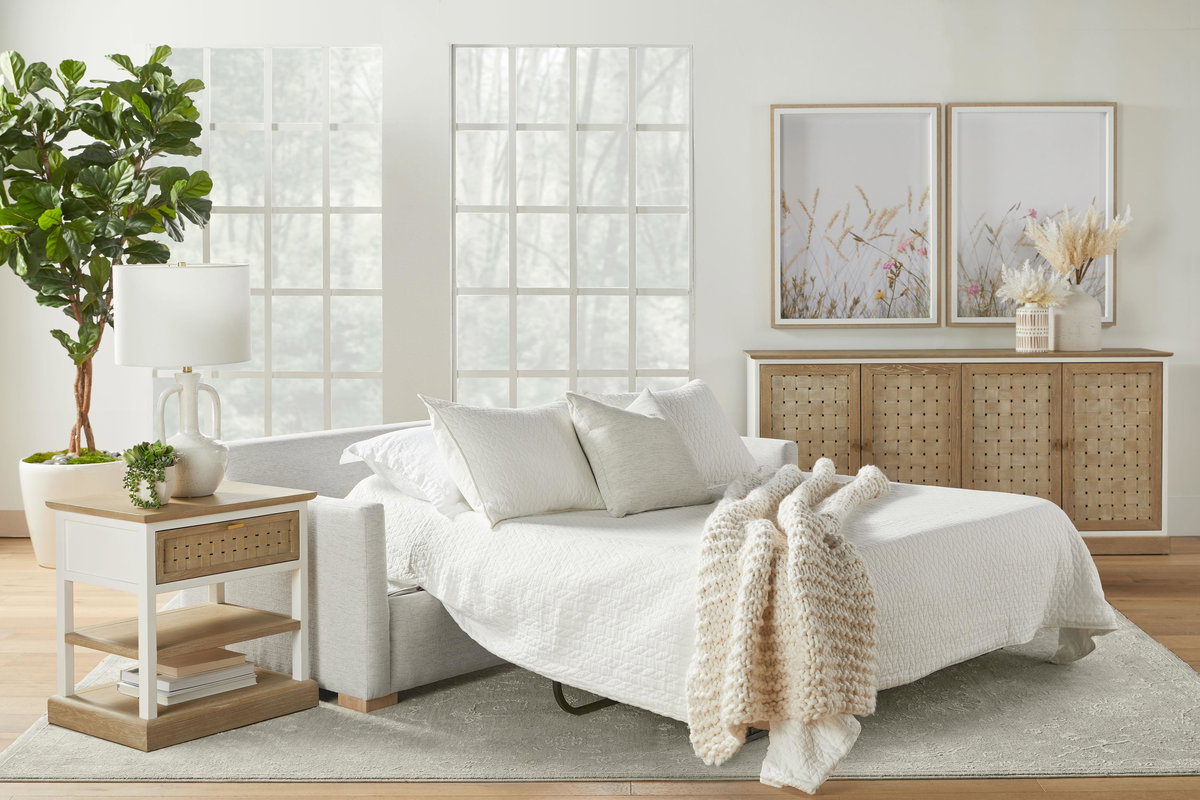 Weave 1-Drawer Side Table, Side & End Table by Essentials for Living, 23.5" width x 25.25" height x 18.5" depth View 13