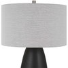 Twilight Satin Black Table Lamp, by Uttermost, 1'5" width x 2'3.25" height x 1'5" depth thumbnail 6