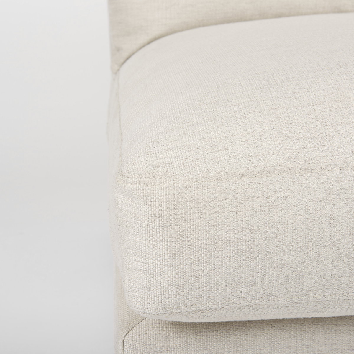 Valence  Beige Armless Sectional Piece, Sectional Sofa by Mercana, 38.19" length x 38.58" width x 28.35" height View 11