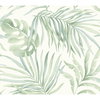 Paradise Palm Light Green Wallpaper, by York Wall, 27' length x 2'3" width x 0.02" depth thumbnail 1