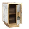Savannah End Table, Side & End Table by Worlds Away, 17" width x 28" height x 22" depth thumbnail 2