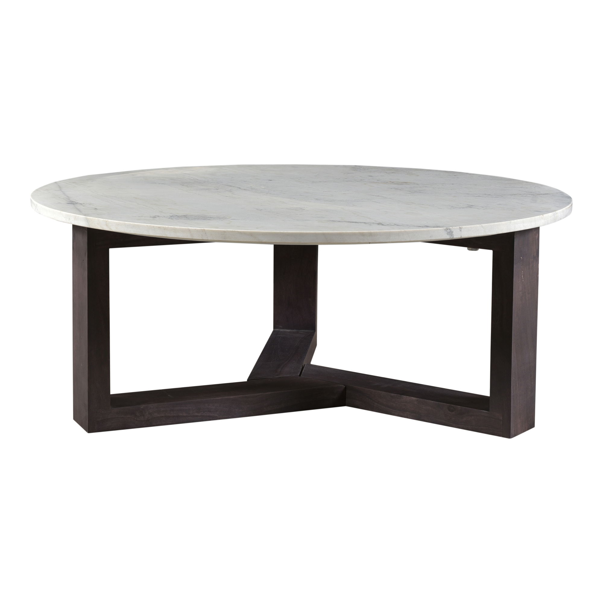 Jinxx Coffee Table Charcoal Grey, by Moe's Home, 38" width x 15" height x 38" depth View 1