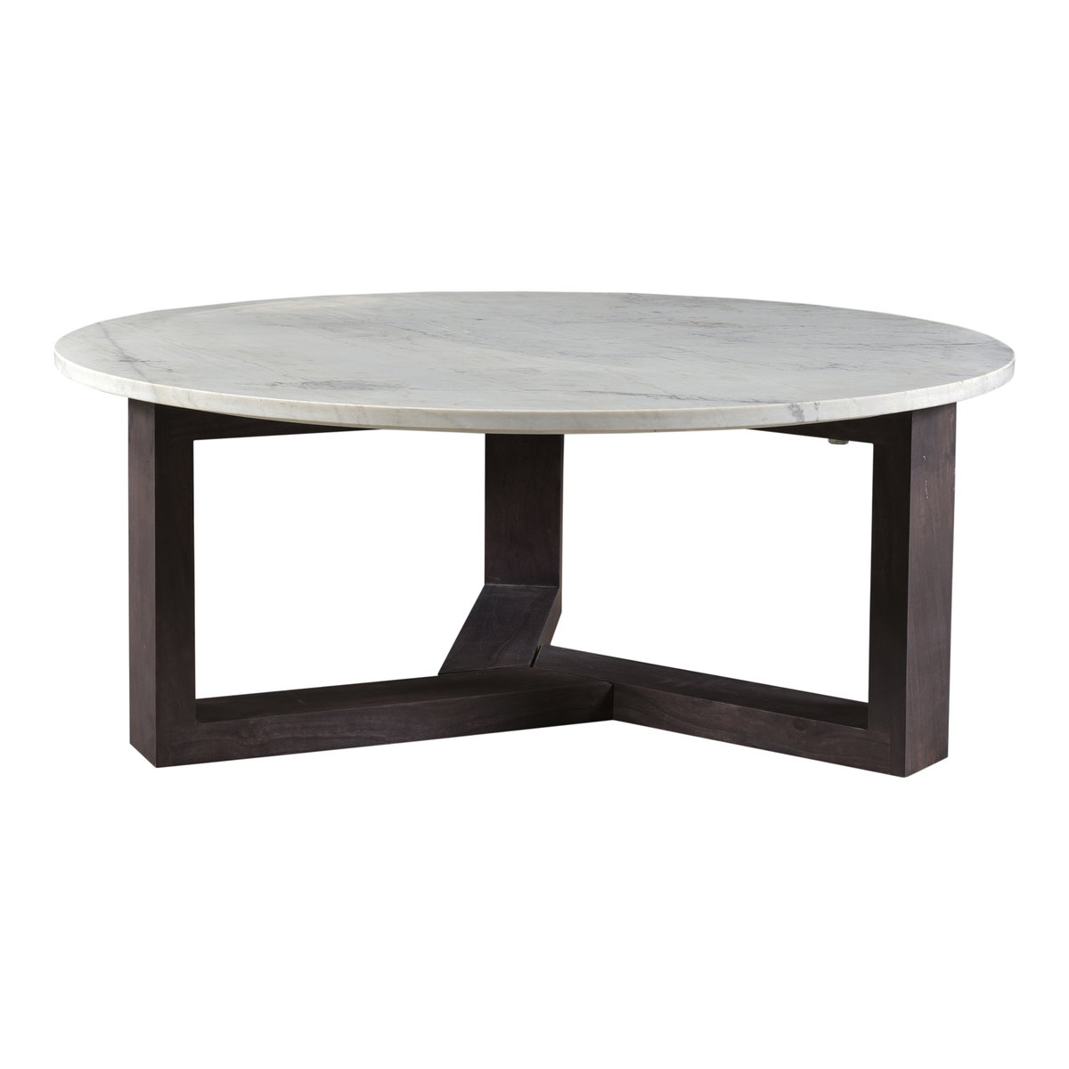 Jinxx Coffee Table Charcoal Grey, by Moe's Home, 38" width x 15" height x 38" depth View 1