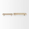Carver Set of 2 Rectangular White Washed Wood Trays, Decorative Tray by Mercana, 15.5" length x 6.25" width x 2.75" height thumbnail 3