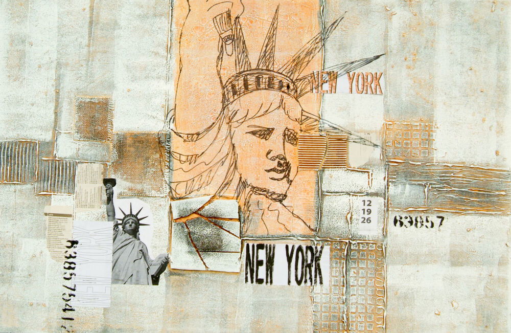 Surya Wall Decor, Painting, 36" width x 24" height