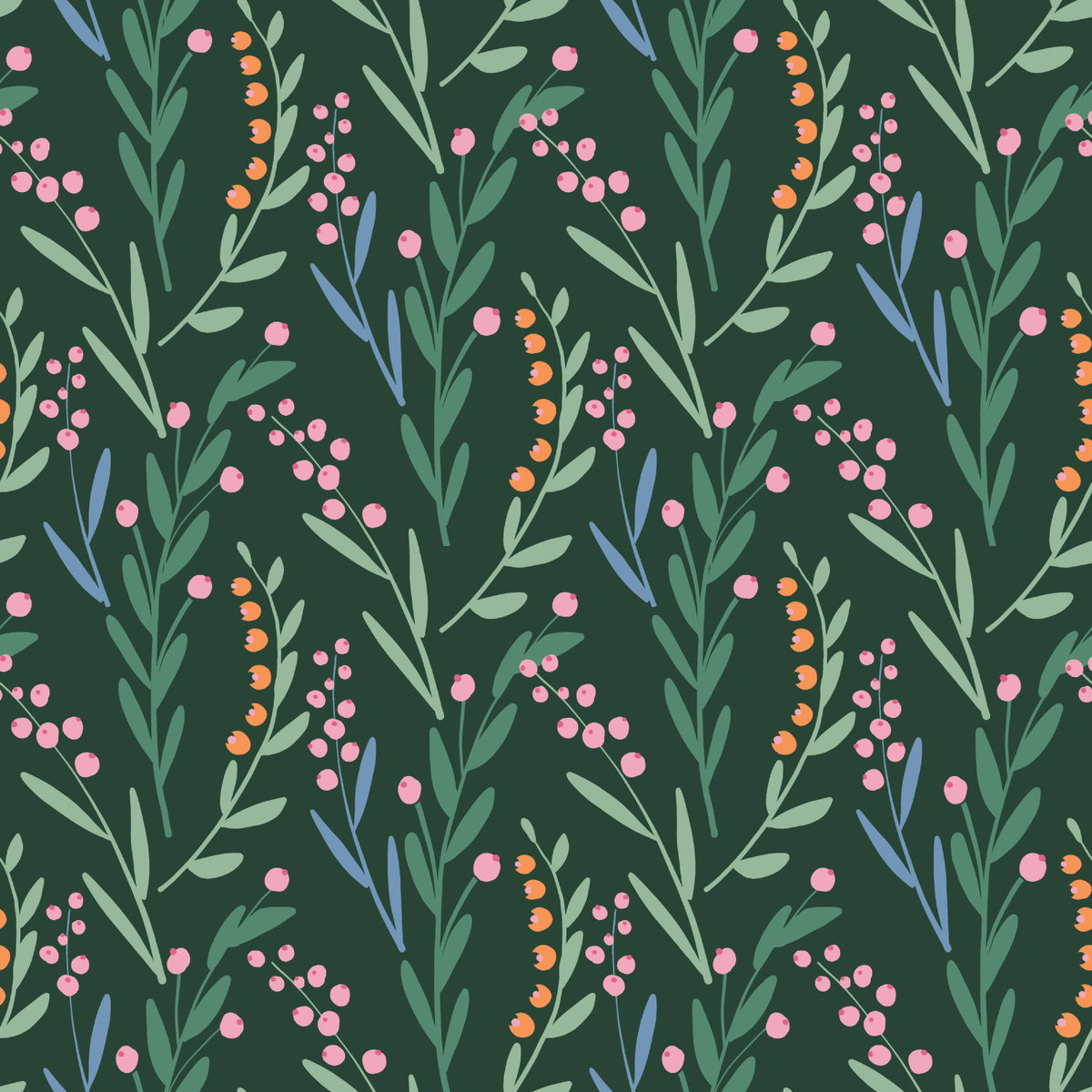 Budding Branches Peel & Stick Wallpaper, by York Wall, 18' length x 1'8.5" width x 0.02" depth