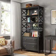 Online Designer Home/Small Office Natashya Etagere Storage Bookcase