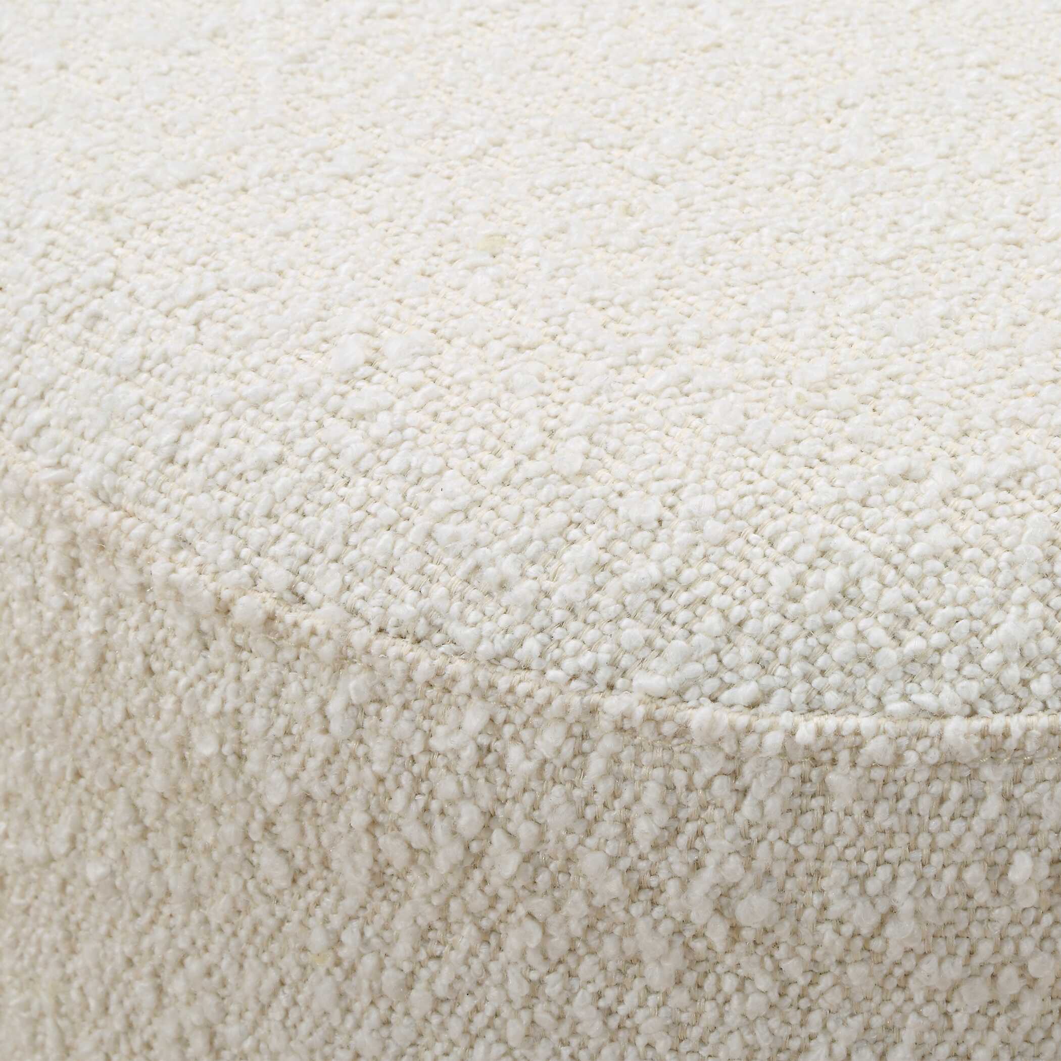 Swirls Poplar Ivory Ottoman large image 