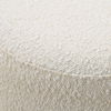 Swirls Poplar Ivory Ottoman thumbnail 3