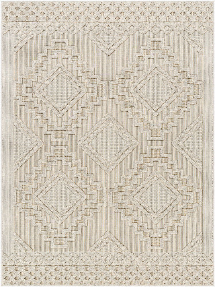 Rockport Machine Woven Rug, by Surya, 1'3.75" length x 1'3.75" width