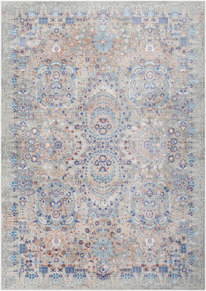 Aisha Machine Woven Rug, by Surya, 1'3.75" length x 1'3.75" width