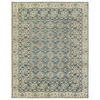 Jaipur Living Stage SLN20 Handknotted Geometric Blue and White Area Rug (10'x14') thumbnail 3