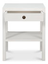 Windy Single Drawer Side Table, by Sarreid, 1'6" length x 1'10" width x 2'3" height thumbnail 9