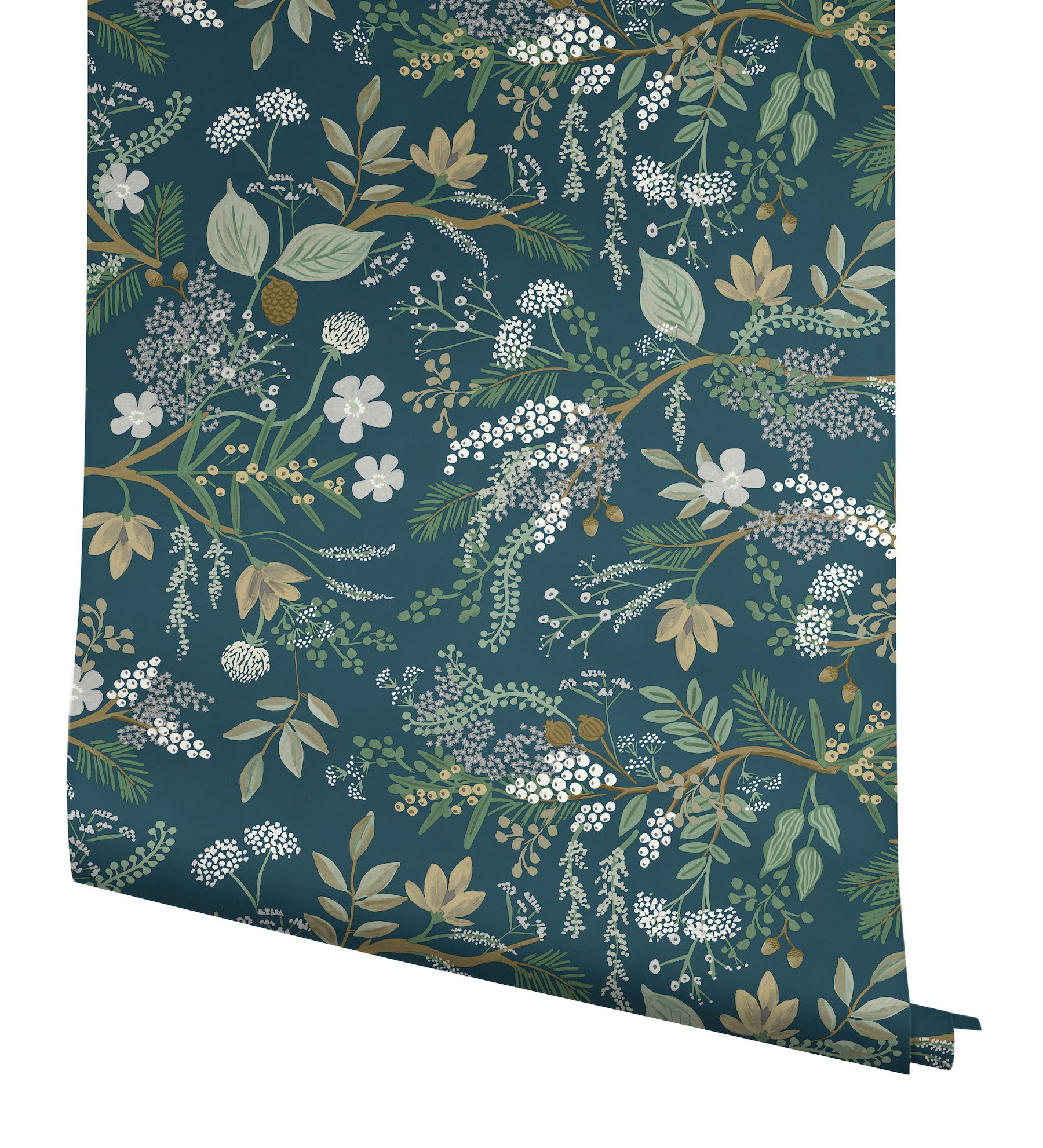 Juniper Forest Green Peel & Stick Wallpaper large image 