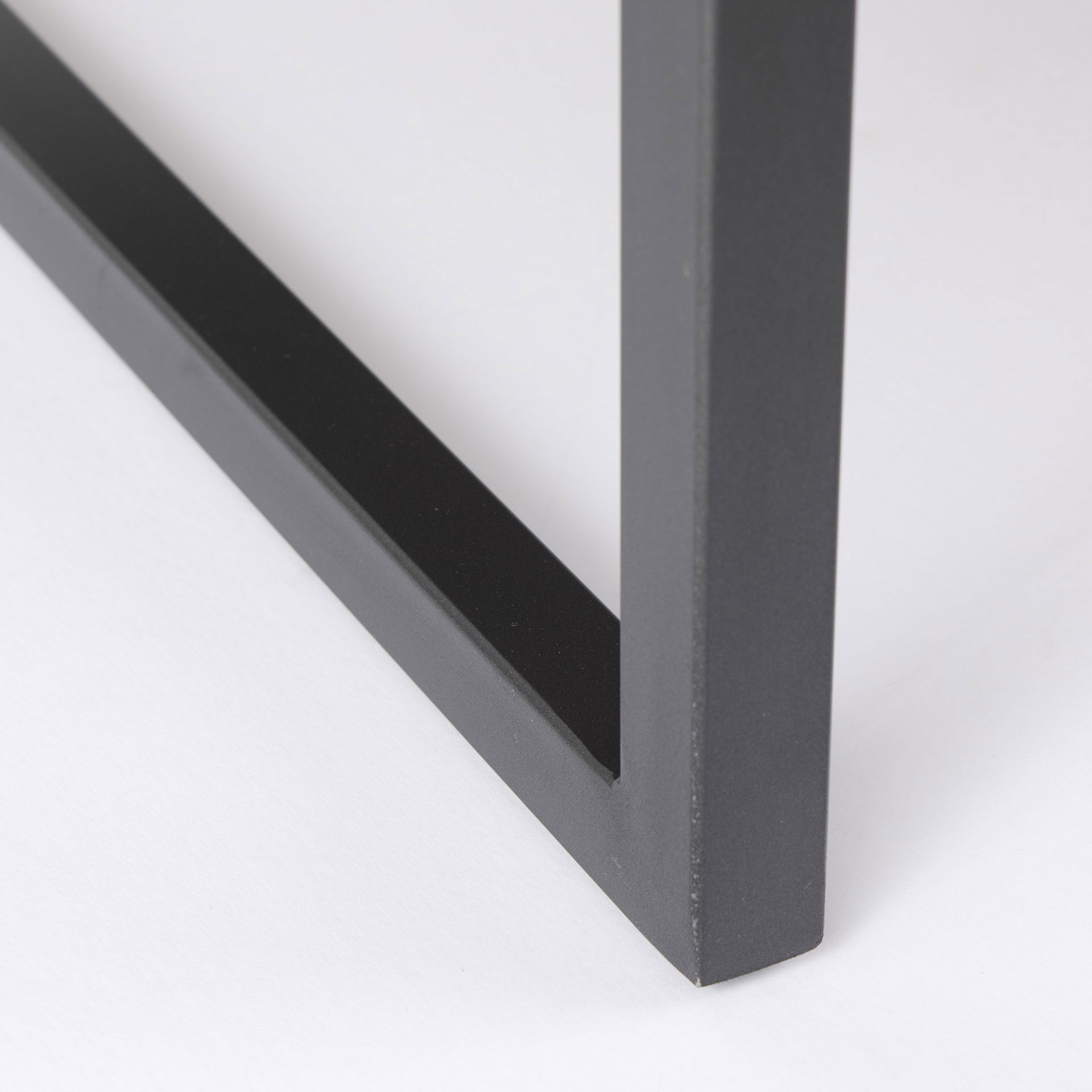 Armelle II Brown Leather Seat with Gray Metal Frame Accent Chair, by Mercana, 28.35" length x 33.07" width x 29.92" height View 12